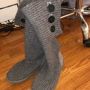 UGG australia classic cardy knit boots